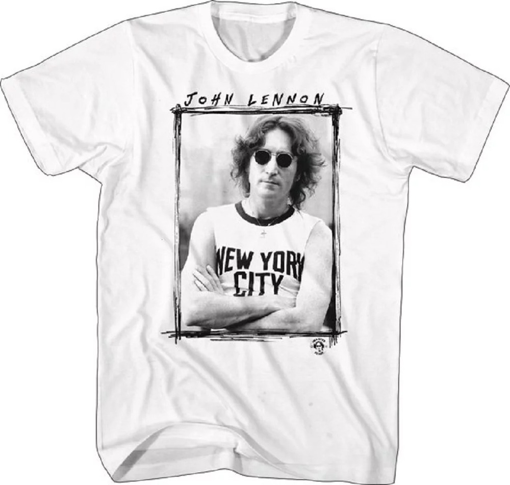 John Lennon New York City Picture Frame Adult Gift For Fan John Lennon Tshirt